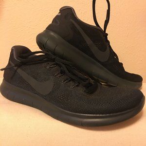Nike Free RN 2017 Black  7.5